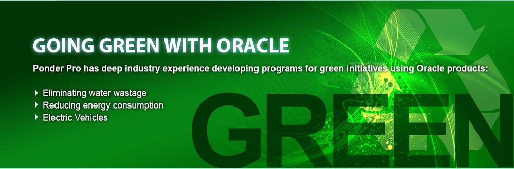 Going Green with Oracle